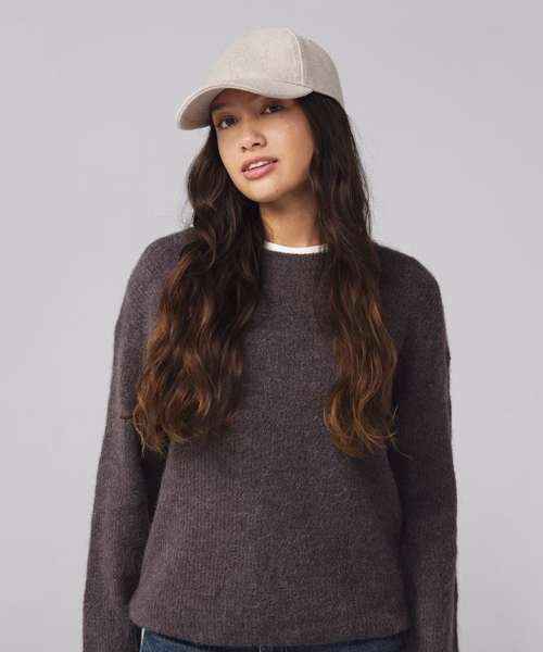 Wool blend cap