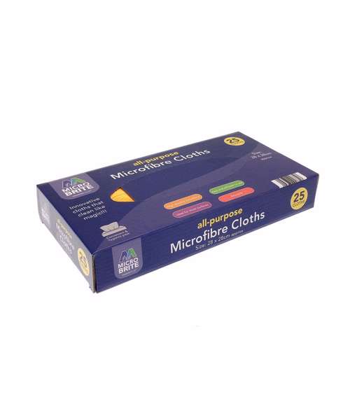 Easy-clean microfibre cloths (25-pack)