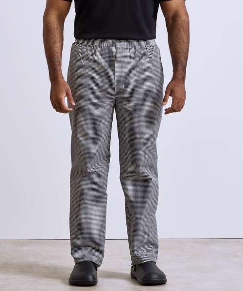 Pull-on chef’s trousers